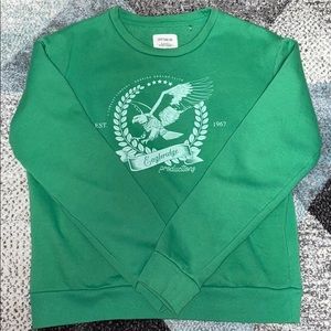 Green Cotton On Crewneck Sweatshirt
